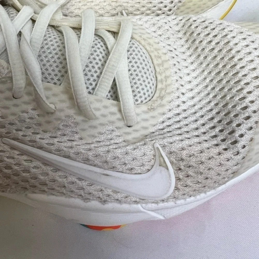 Nike LeBron Witness IV White/Neon Multi Basketball‎ Shoes Men's Size 8